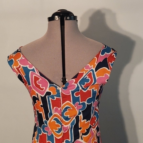 Colorful Printed Maxi Dress - Picture 5 of 8